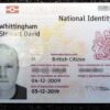 UK ID Card for sale